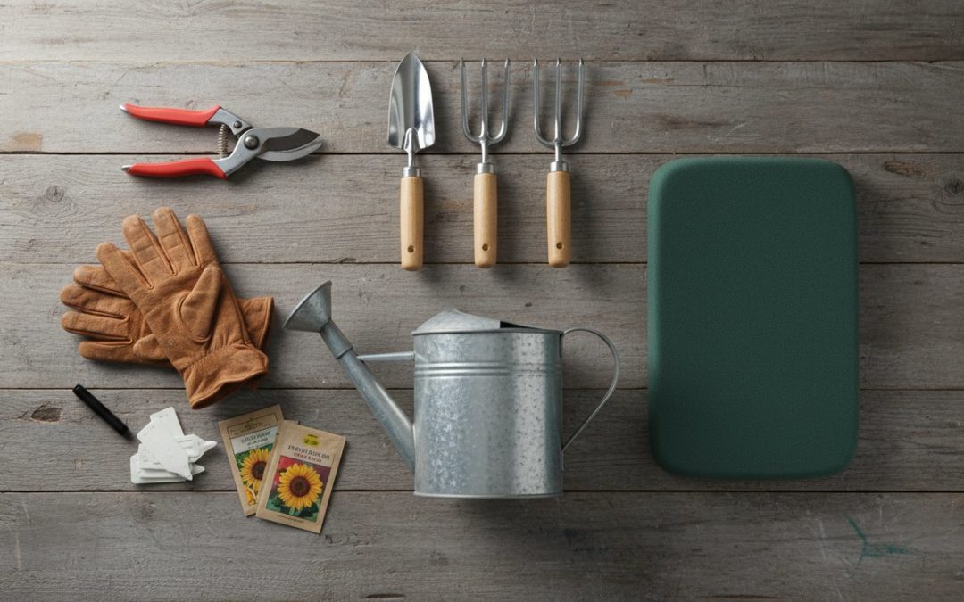 Collection organisée des 15 meilleurs outils de jardinage suspendus au mur